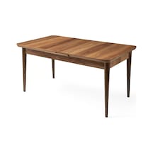Ortadan Açılır Büyüyen Yemek Masası Ceviz 80x130cm Sadece Masa Fi Ortadan Açılır Büyüyen Yemek Masası Ceviz 80x130cm Sadece Masa Fi