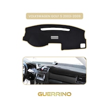 Volkswagen Golf 5 2003-2009 Torpido Koruma Halısı Bej Kenar