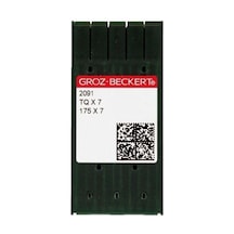 Düğme Dikiş Makinesi İğnesi Groz Beckert Tqx7 2091 175x7 Uzun 11 Numara 11/75 Sanayi İğne 100 Adet