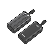 Torima TRM-1035 30000 mAh 2 Çıkışlı Taşınabilir Hızlı Şarj Dijital Göstergeli Powerbank Siyah