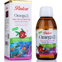 Balen Omega 3 Vişne Aromalı Balık Yağı 100 ML