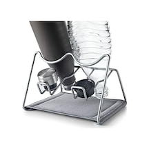 Sodatex 2 - Çift Şişe Rafı. Gri Renkte Polytherm Kaplama. Boyutlar: 21x17x14 Cm -