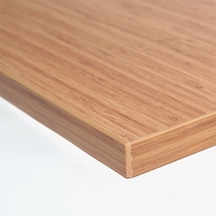 Rafkestir 120 X 15 Gizli Bağlantılı Duvar Rafı ( Mat Bambu )