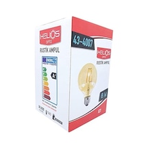 Helıos 6w E27 Duylu 2700k G95 Led Rustik Ampul