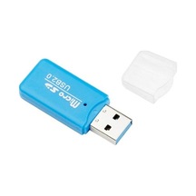 Mavi Mini Taşınabilir Usb 2.0 Tf Mikro Sd Hafıza Kartı Okuyucu Pc Dizüstü Bilgisayar İçin