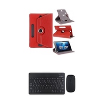 Zte Redmagic Astra 9.06'' Kılıf Uyumlu Standlı Kablosuz Bluetooth Klavye Mouse Set Kılıf