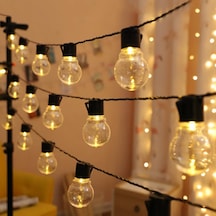 10 Led 3.5 Metre Güneş Enerjili Su Geçirmez 8 Mod Led Bahçe Teras