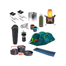 Outdoor Pro: Tam Teçhizatlı Kamp Seti 3058-Pro Yeşil