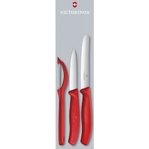 Victorinox Kırmızı Soyma Bıçak Seti 3'lü