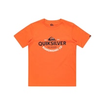 Quıksılver Quiksilver Ev Typed Out Yth Erkek Çocuk Turuncu Tişört Tgrl MERCAN