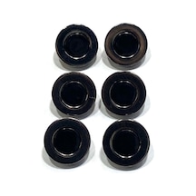İtalyan Antrasit Çerçeveli / Hırka Ve Yelek Düğmesi / 6'lı Set / 1,8 Cm / Ita23