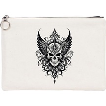 Tattoo Tablet/portföy Çanta - Astarlı 30x21 Cm Beyaz Beyaz