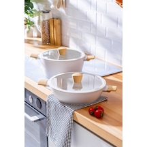 Acar Ultimate Pro 4 Parça Tencere Seti Beyaz