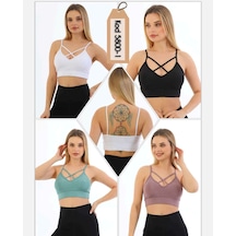 Form Angel Askılı Pedli Sütyen Set 5 Adet 5800-1 Siyah - Lila - Turkuaz Form Angel Askılı Pedli Sütyen Set 5 Adet 5800-1 Siyah - Lila - Turkuaz