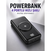 10.000 Mah Powerbank 4 Portlu Hızlı Şarj Dijital Göstergeli Diğer 63711492