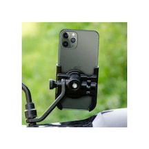 Ga42 Motor Motosiklet Telefon Tutucu Tamamı Alüminyum Metal Kasa Ayna Tutucu 2 Mixed