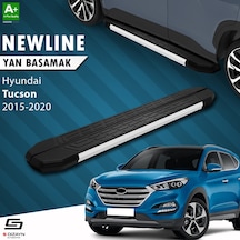S-dizayn Hyundai Tucson 3 Newline Aluminyum Yan Basamak 173 Cm 2015-2020 A+ Kalite