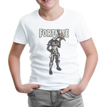 Fortnite - Skull Iı Beyaz Çocuk Tshirt
