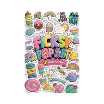 Sevimli Pop Art Stili Sticker Seti - 30 Adet Etiket Çıkartma Diğer