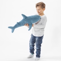 Ikea Blahaj Peluş Oyuncak 55 Cm Beyaz - Mavi
