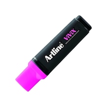 Vivix Parlak Mürekkepli Fosforlu Kalem Kesik Uç:2,0-5,0mm F.pembe Beyaz