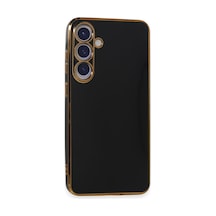 Samsung Galaxy  Uyumlu,  S24 Plus Kılıf Volet Silikon - Siyah