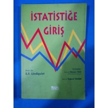 İstatistige Giriş 199 Yılı Basım E.f. Lindquist En Çeviri H.tan