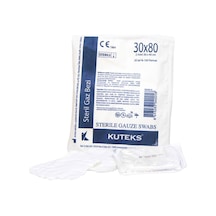 Kuteks Steril Hidrofil Gazlı Bez 30 x 80 CM 2'li 25 Adet