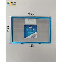 Beko Uyumlu: Hca92640wh 300x200 Mm Aspiratör & Davlumbaz Tel Yağ Filtresi Model: 9197060212 30x20 Cm