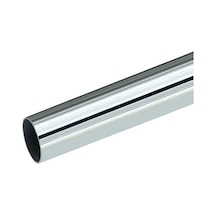 Gardırop Askı Borusu Krom 25 Mm Yuvarlak 1 Mt.
