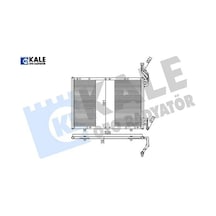 Klıma Radyatoru B Max 12 Fıesta Vı 1.6 Tdcı 12 Mt - Kurutucu Yok Kale Radyatör Av1119710eb/ 2001185/ C1b1 19710bc