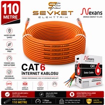 Nexans 110 Metre Cat6 Data Kablosu Turuncu Halojen Free Patch Cord