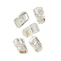 Usin 100 Adet Cat5 Cat6 Rj45 8p8c Jack Ethernet İnternet Modem Kablosu Soketi Network Uç 100 Adet