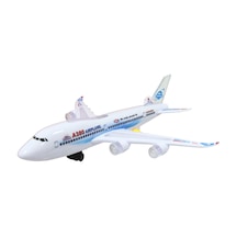 Pilli Işıklı Sesli A380 Çarp-Dön Uçak