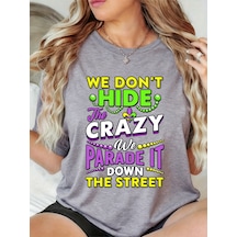 Noıssey Urban Pop Graphic Kadın Tişört Koleksiyonukod 5391 Gri