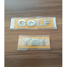 Golf Tdı Yazı Golf Tdı Bagaj Yazısı Takım 2li 1998-2008 Golf Tdı
