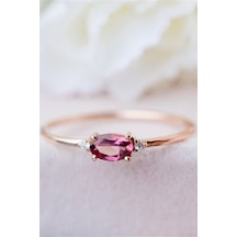 Pembe Turmalin Yüzük - Ak0136