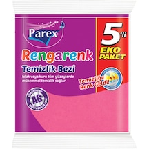 Parex Rengarenk Temizlik Bezi 5'li