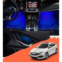 Honda Civic Uyumlu İç Ambiyans Aydınlatma Seti Mavi 2016+