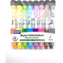 Kraf Beyaz Tahta Kalemi Mıknatıslı & Silgili 8 Li