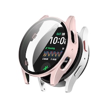 Samsung Uyumlu Watch 7 44mm Ekran Korumalı Rubber Kılıf-al3173 Rose Gold
