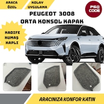 Peugeot 3008 Orta Konsol Kadife Kumaş Kaplı Kapak