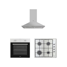 Vestel AF-5661 YX AO-6004 YX-DG AD-6001 X Piramit İnoks Pratik Ankastre Set