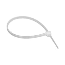 Beyaz Kablo Bağı , Plastik Kelepçe , Cırt Kelepçe 4,8 X 500 Mm. 100 Adet