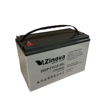 Zinova Deep Cycle Jel Akü 12 Volt 100 Amper Zg12100