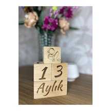 Bebek Anne Hatıra Anı Küpleri İsimsiz Lazer Baskı 4 Parça