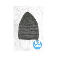 Uniquetrenders 50'li Kadife Takke Kaliteli Namaz Takkesi Füme