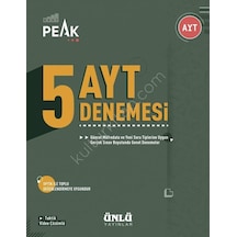 Ayt 5 Li Deneme Best Peak - Ünlü Yayınları