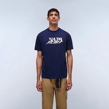 Napapijri S-lodestar Erkek Lacivert T-shirt Np0a4fgyb2q1