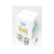 3 Katlı Cerrahi Telli Full Ultrasonik Maske 4 Paket 200 Adet